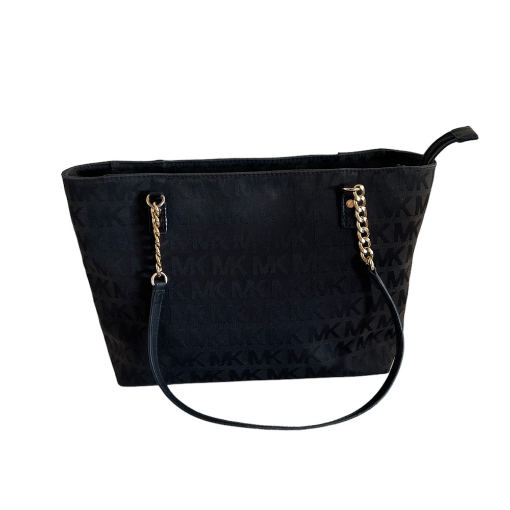 Michael Kors Signature Jet Set Gold Chain Tote